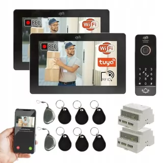 Súprava videovrátnika DVS Polska DVS-FHS0701KR/BB (WIFI + APP)